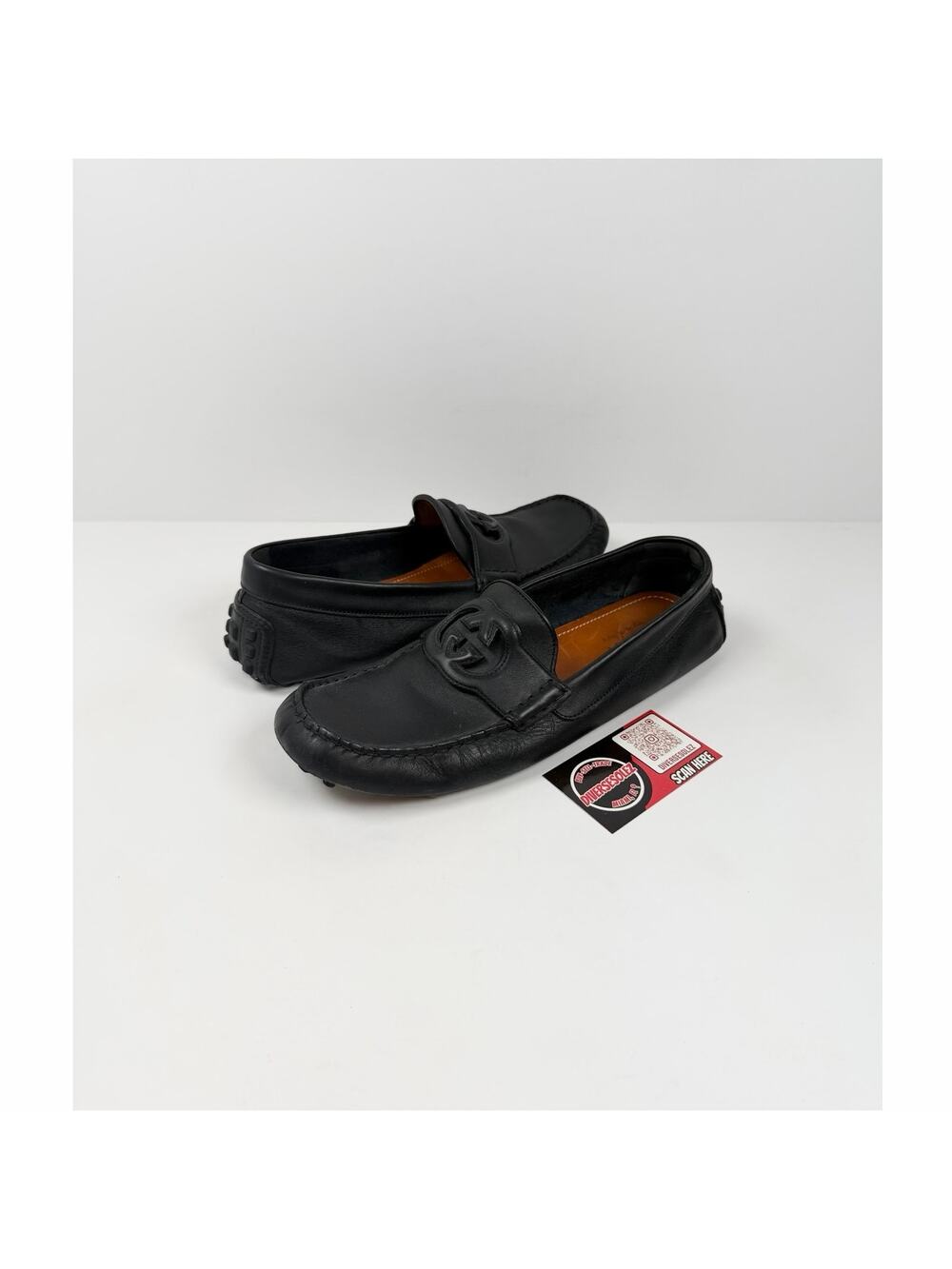 Size 9 - Gucci Leather Black Loafers - Picture 1 of 9